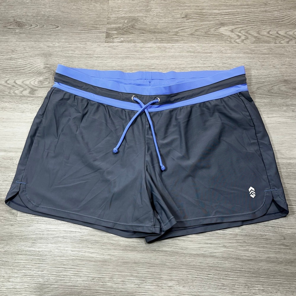 Free Country Women's Athletic Shorts XXL Activewear Running Drawstring Lined